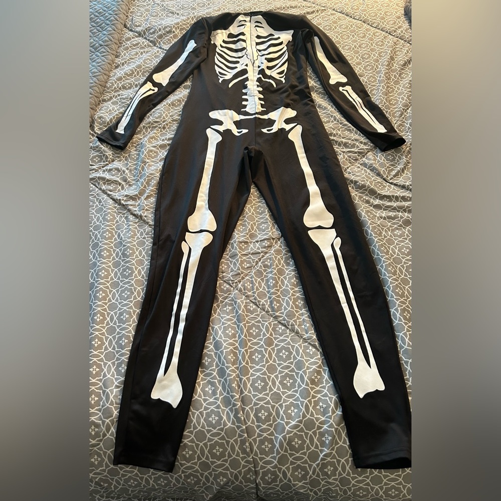 Skeleton onesie